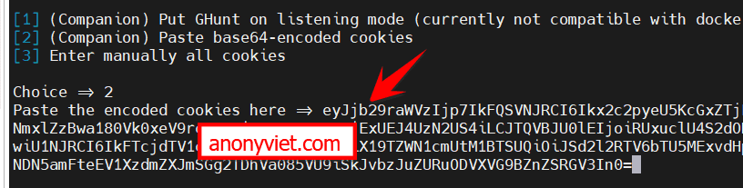 get cookie login ghunt v2