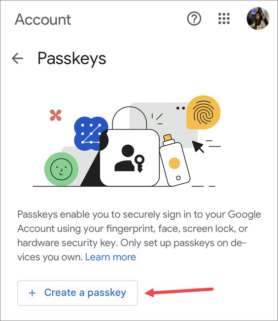 Google Passkey