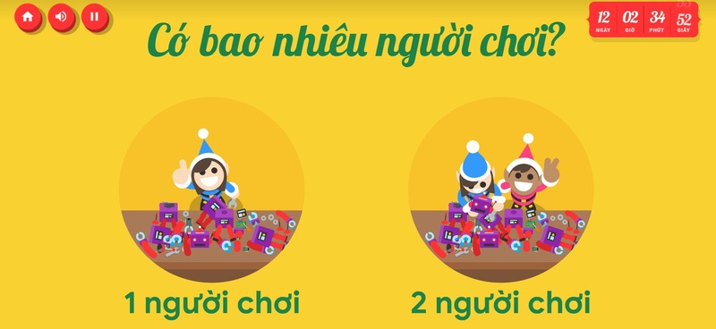 Google ra mắt loạt mini game Giáng sinh