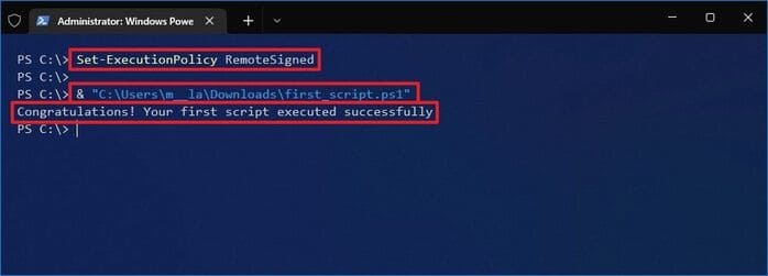 Cách tạo và chạy File PowerShell trên Windows 10 cho người mới bắt đầu 25