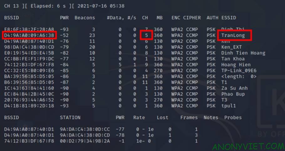 Hack wifi password Wpahandshake 1