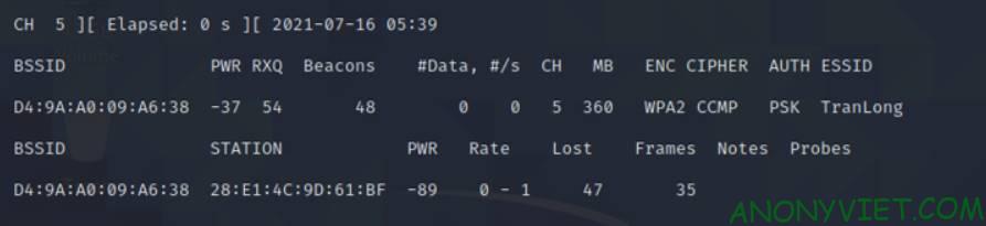 Hack wifi password Wpahandshake 2