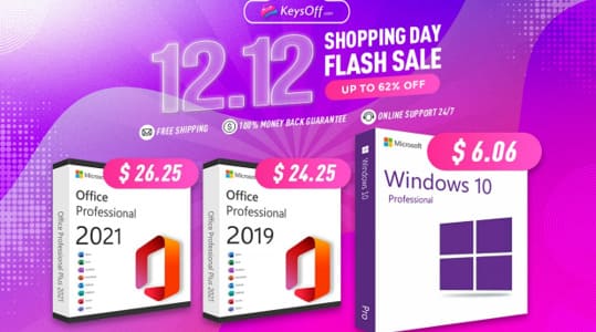 keysoff giam gia ban quyen office windows 12.12