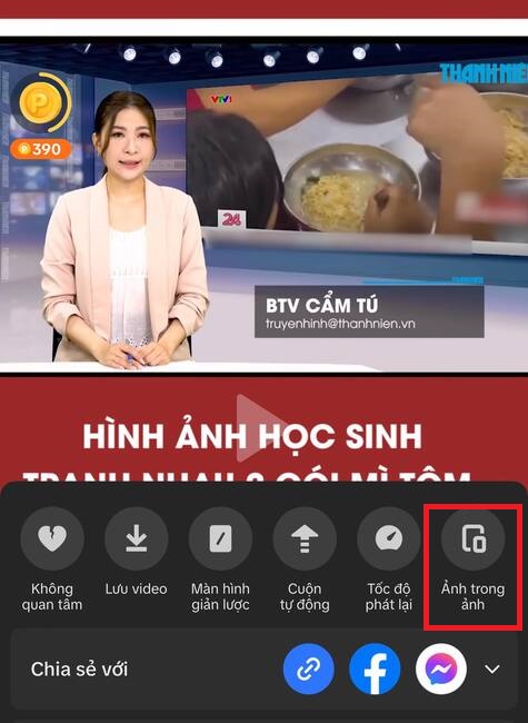 kích hoạt Picture in Picture trên tiktok