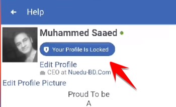 Your Profile Is Locked