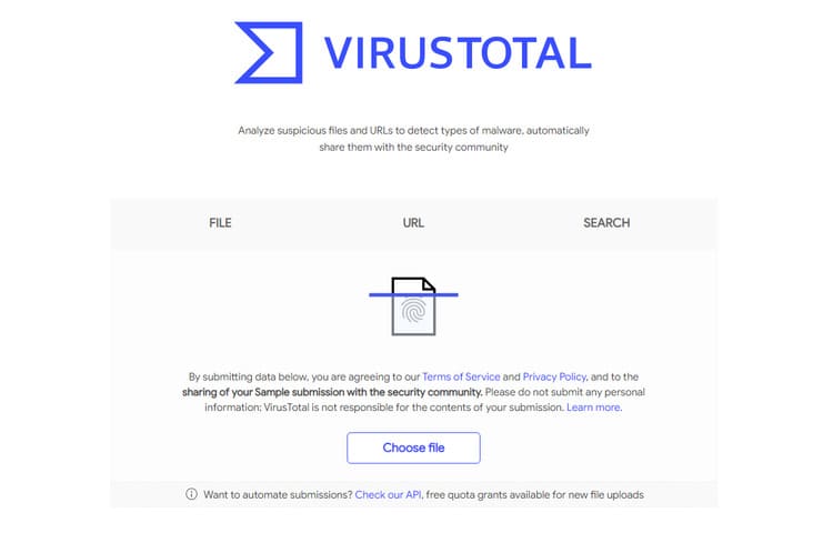 VirusTotal Safe