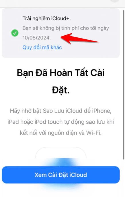 Cách nhận iCloud+ và 50GB lưu trữ 3 tháng của Apple 4