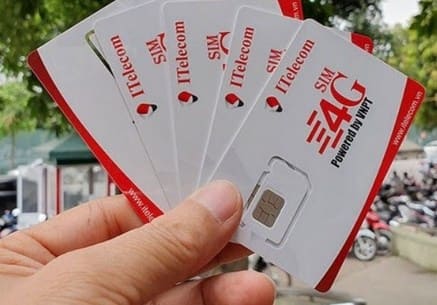 Cách nhận 2 sim 4G ITelecom miễn phí