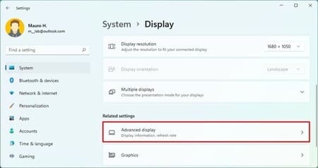 Cách thay đổi Refresh Rate màn hình trên Windows 11 12