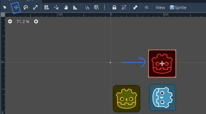 Các thao tác cơ bản trên Scene2D - Godot Engine cơ bản 47