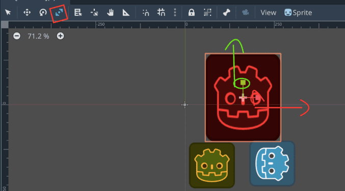 Các thao tác cơ bản trên Scene2D - Godot Engine cơ bản 49