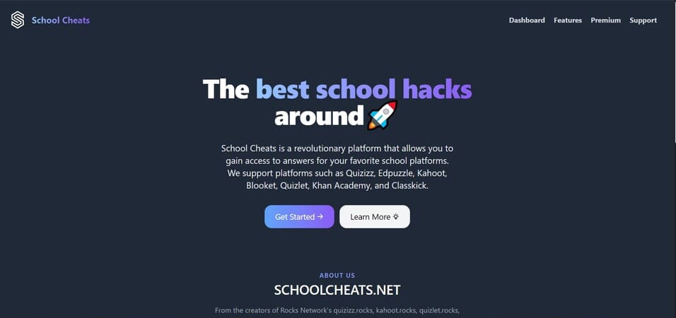 Schoolcheat website