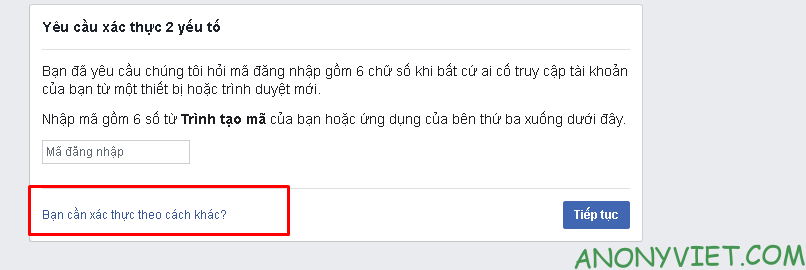 Phá xác thực 2 yếu tố facebook