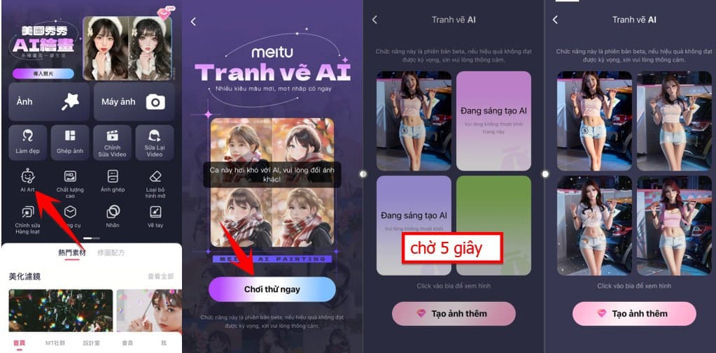 tao anh anime manga meitu