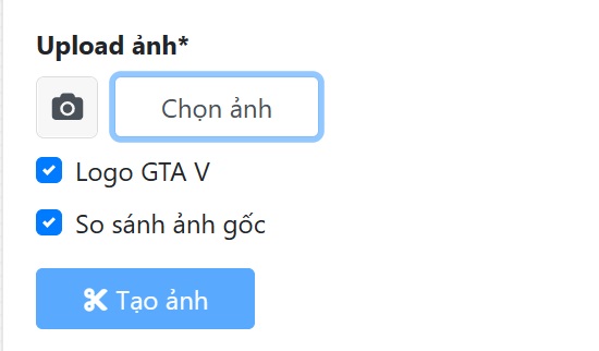 tạo ảnh theo phong cách GTA V