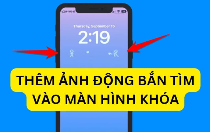 them anh dong ban tim vao man hinh khoa ios16 top widgets